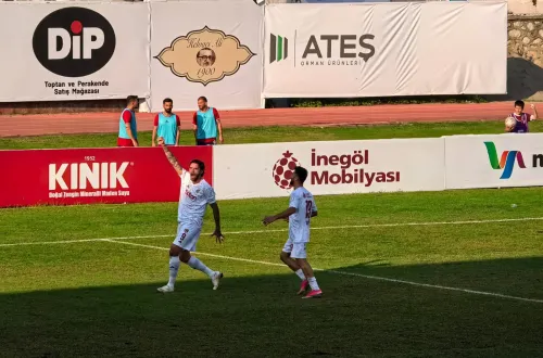 İnegölspor'da 3 puan sevinci