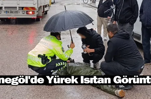 İnegöl'de Yürek Isıtan Görüntü!