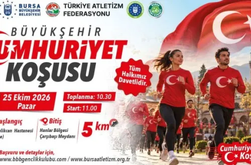 Cumhuriyet coşkusu Büyükşehir koşusuyla yaşanacak
