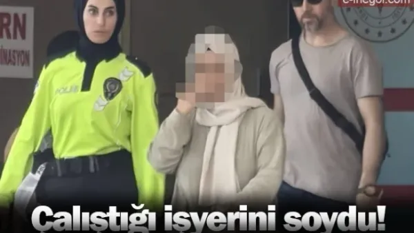 Çalıştığı işyerini soydu!