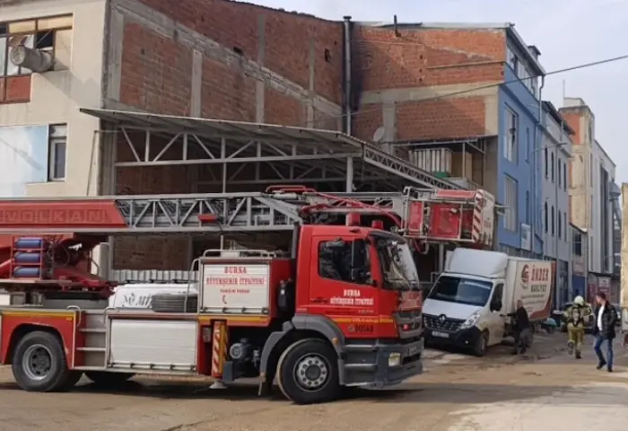 İnegöl'de korkutan yangın