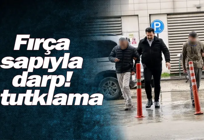 İnegöl'de fırça sapıyla darp! 2 tutklama