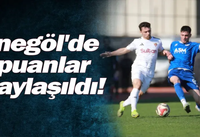 İnegöl'de puanlar paylaşıldı!