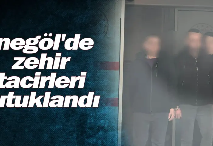 İnegöl'de zehir tacirleri tutuklandı
