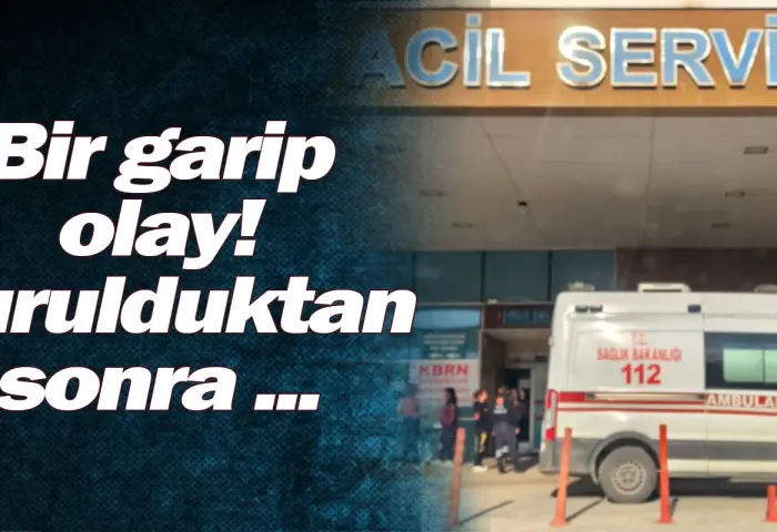 Bir garip olay! Vurulduktan sonra ...