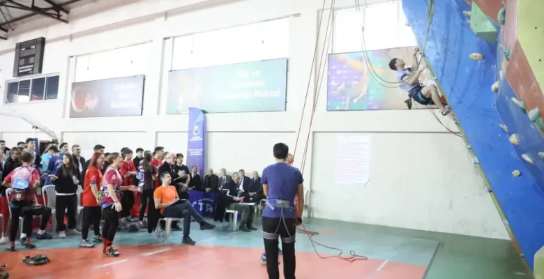 Spor Festivalinde Spor Tırmanış Branşı Büyük Heyecana Sahne Oldu
