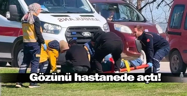 İnegöl'de gözünü hastanede açtı!