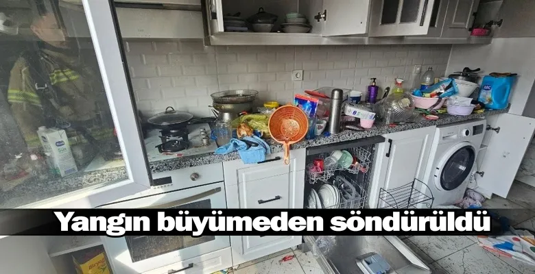 Yangın büyümeden söndürüldü