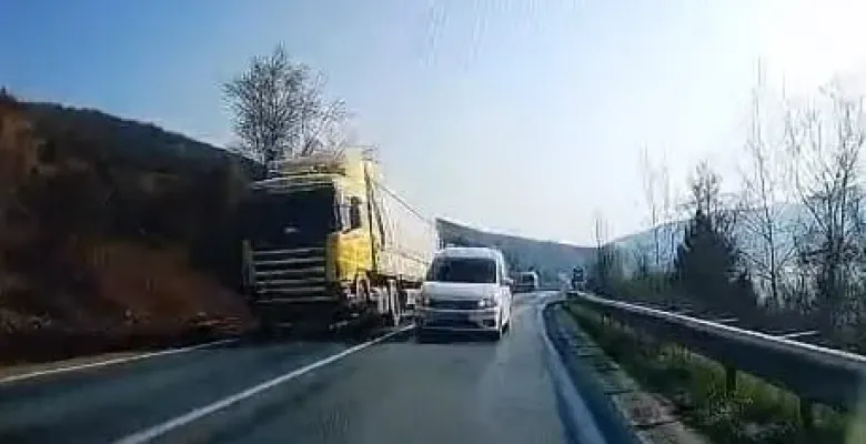 İnegöl'de faciadan dönüldü... O anlar kamerada…