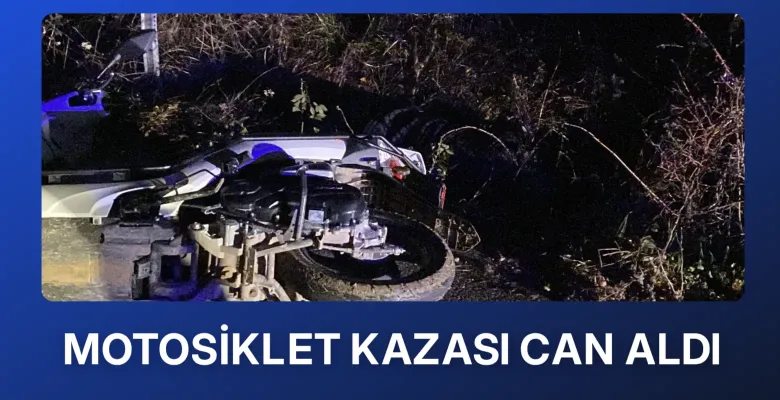 İnegöl'de motosiklet kazası can aldı