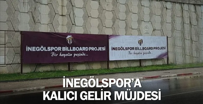 İnegölspor'a kalıcı gelir müjdesi