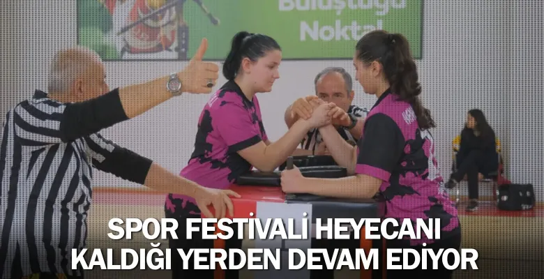 Spor Festivali Heyecanı Kaldığı Yerden Devam Ediyor
