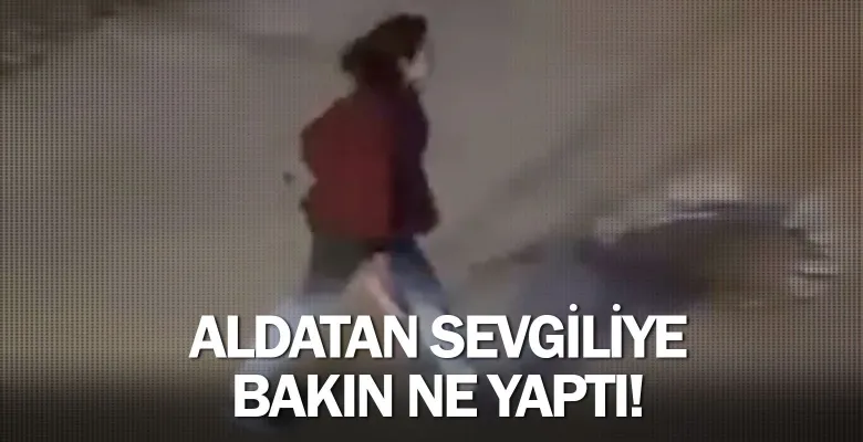 İnegöl'de aldatan sevgiliye bakın ne yaptı!