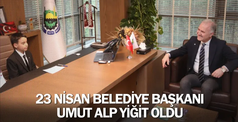 İnegöl’ün 23 Nisan Belediye Başkanı Umut Alp Yiğit Oldu