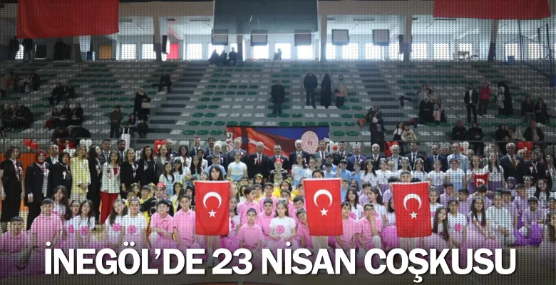İnegöl'de 23 Nisan coşkusu