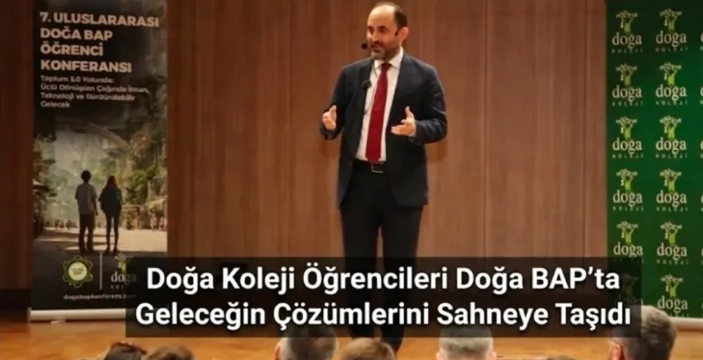 Doğa Koleji Öğrencileri Doğa BAP’ta Geleceğin Çözümlerini Sahneye Taşıdı