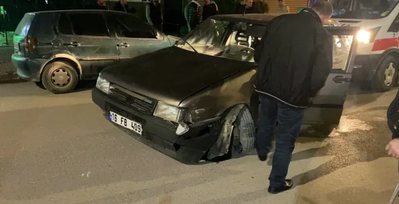 İnegöl'de korkutan kaza!