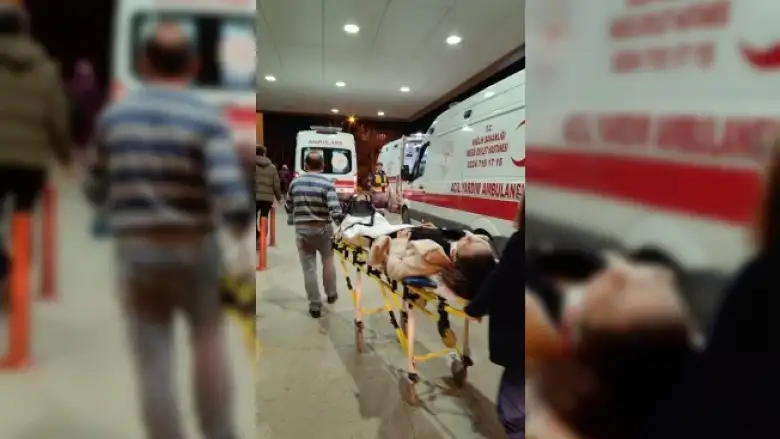 İnegöl'de korkutan kaza