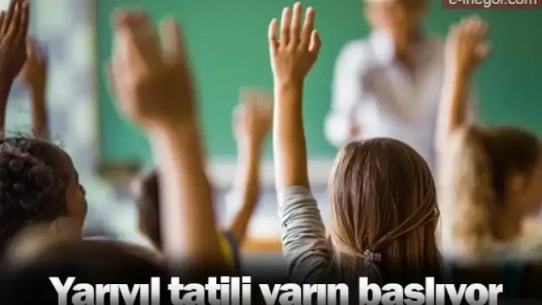 Yarıyıl tatili yarın başlıyor