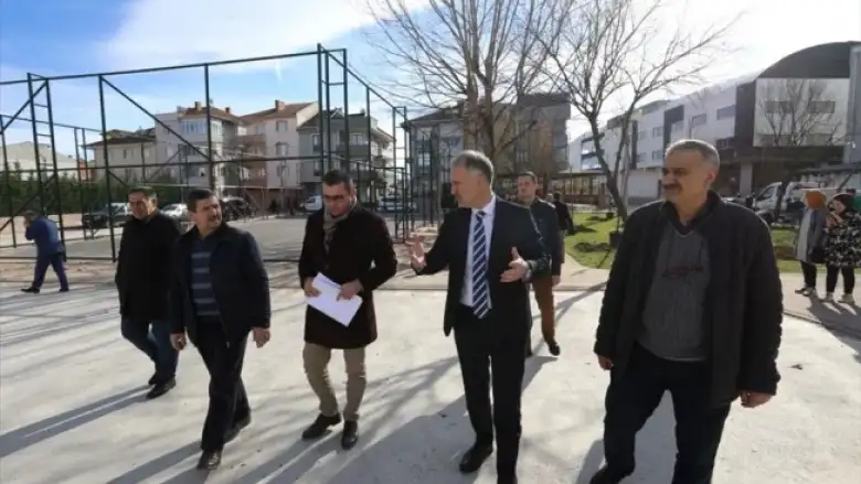 İnegöl’de Eski Parklar Yenileniyor