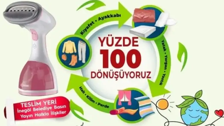Tekstil Atıkları İnegöl Belediyesi İle Ütüye Dönüşüyor