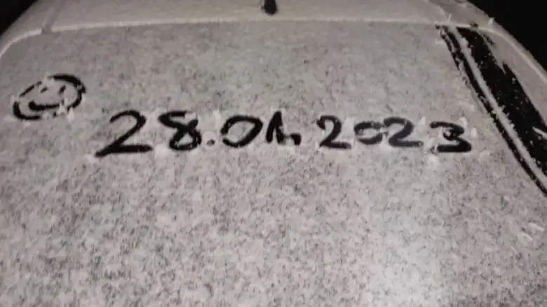 Kar yağışı İnegöl'ün kırsalında etkisini gösterdi