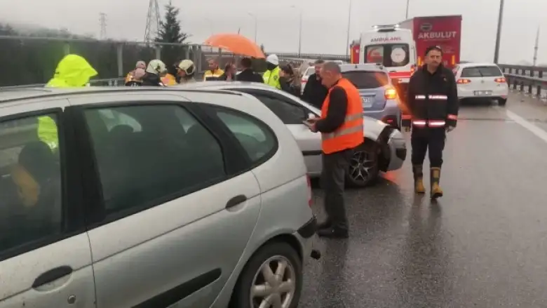 İnegöl'de zincirleme kaza!