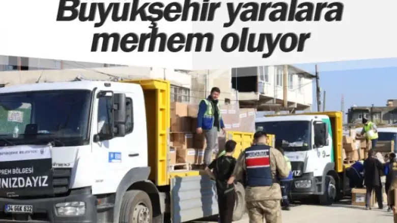 Büyükşehir yaralara merhem oluyor