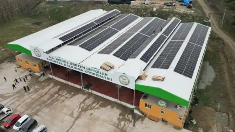 Soğuk hava deposunun elektrik ihtiyacı güneşten karşılanacak