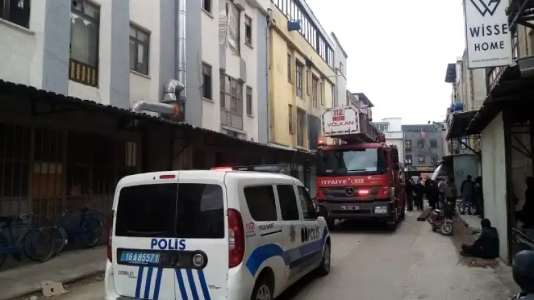 İnegöl'de yangın paniği