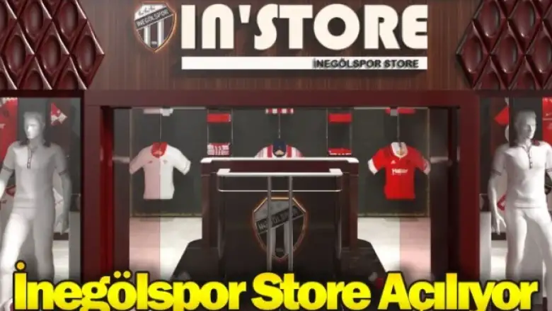İnegölspor Store Açılıyor