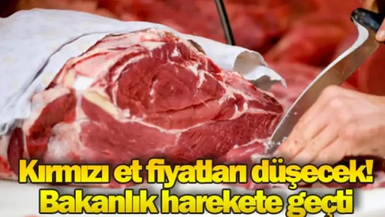 Kırmızı et fiyatları düşecek! Bakanlık harekete geçti