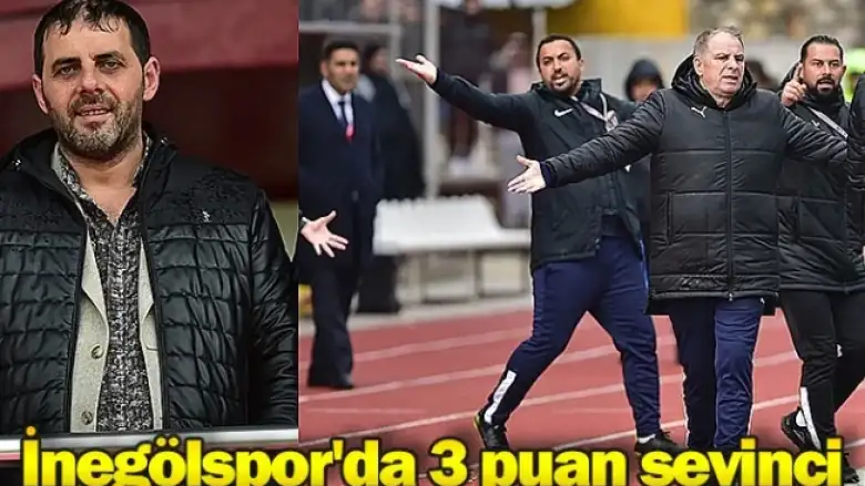 İnegölspor'da 3 puan sevinci