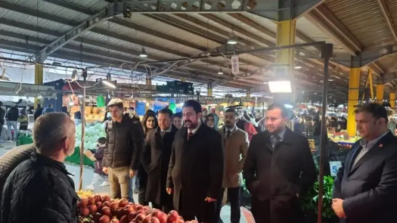 MHP'den esnaf ziyareti