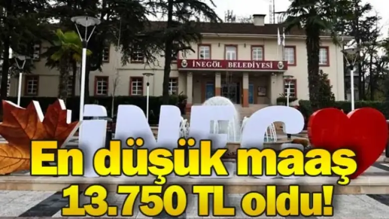 En düşük maaş 13.750 TL oldu!