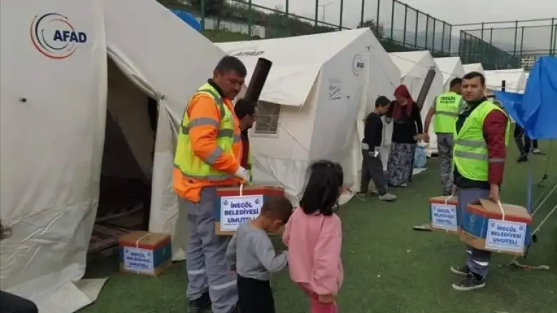 Hayırlarınız Depremzedelere Umut Oluyor