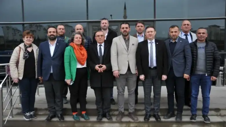 Millet İttifakı'dan İnegölspor'a geçmiş olsun ziyareti