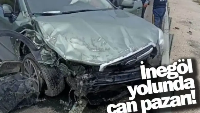 İnegöl yolunda can pazarı!