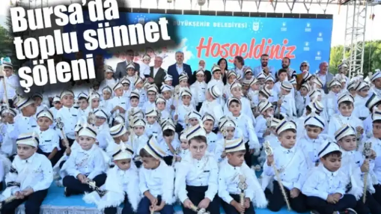 Bursa’da toplu sünnet şöleni