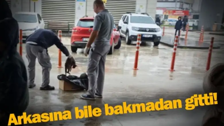 Arkasına bile bakmadan gitti!