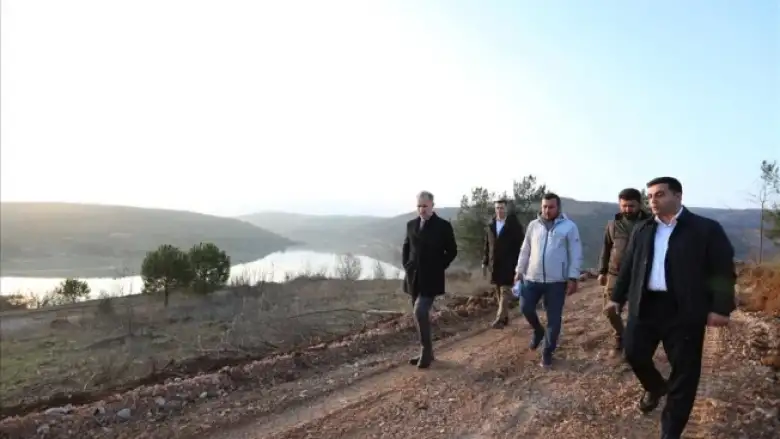 Millet Bahçesinde Yol Yapım Çalışmaları Sürüyor