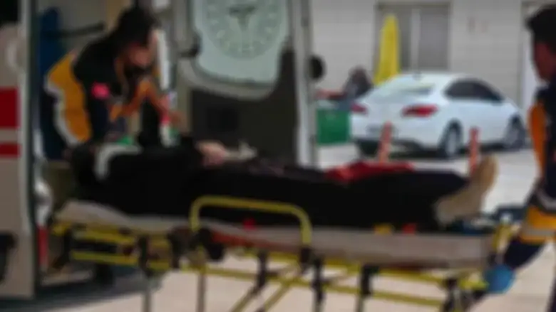 Köpeğe çarpan motosiklet sürücüsü yaralandı