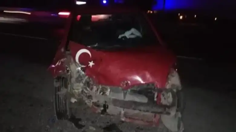 İnegöl'de korkutan kaza! Hurdaya döndü