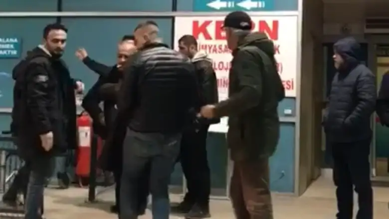 İnegöl'de acil serviste gergin anlar!