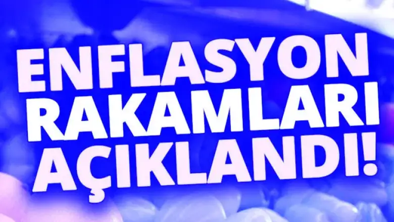 Ocak ayı enflasyon rakamları açıklandı