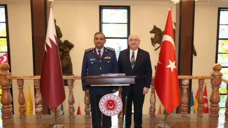 Bakan Güler, Katar Genelkurmay Başkanı Al-Nabet ile görüştü