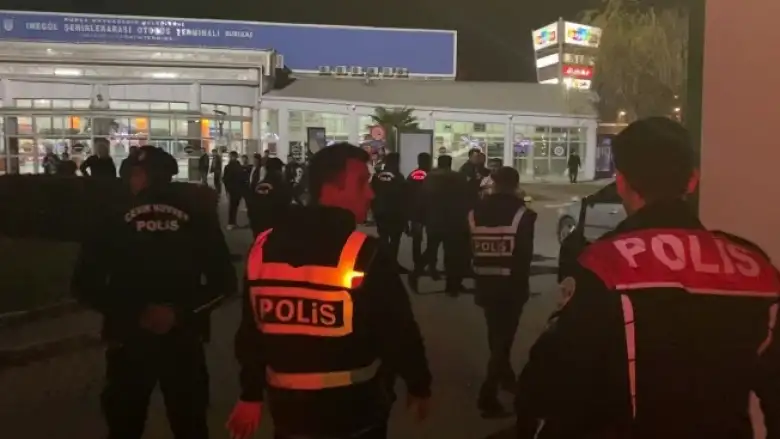 İnegöl'de gergin anlar!