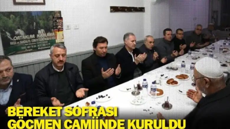 Bereket Sofrası Göçmen Camiinde Kuruldu