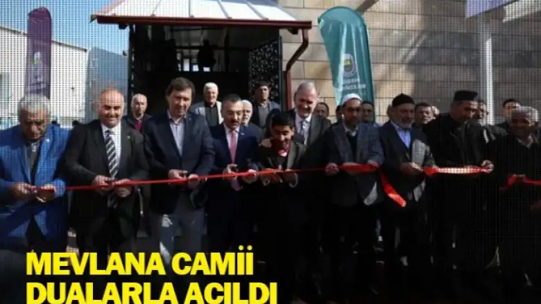 Mevlana Camii Dualarla Açıldı