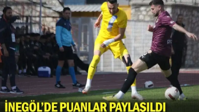 İnegöl'de puanlar paylaşıldı